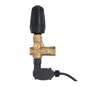 VRT3 Unloader Valve w/ Switch & Knob, Black, 4500 PSI 8.0 GPM, Mecline